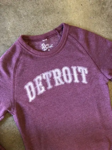 Detroit 1701 Sweatshirt / Fade + Eco True Currant / Unisex 1
