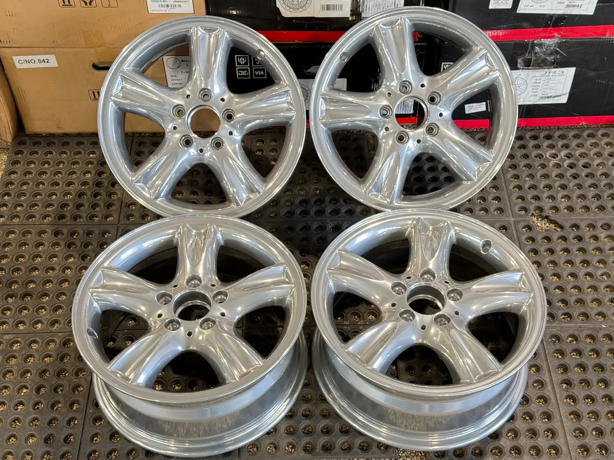 Original Mercedes-Benz 5 Spoke Saiph Chrome 16X7.0" 5X112 Et37 2094010102 1