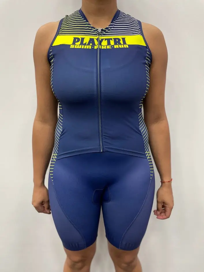 Playtri Women's Sleeveless Tri Suit 1
