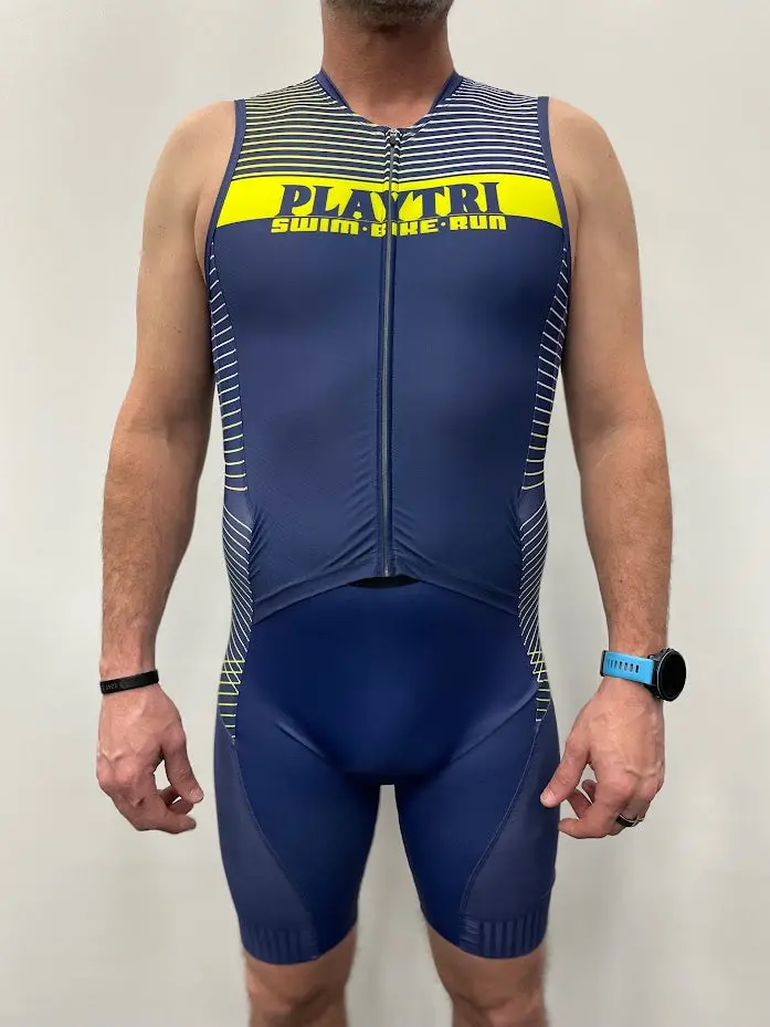 Playtri Men's Sleeveless Tri Suit 1