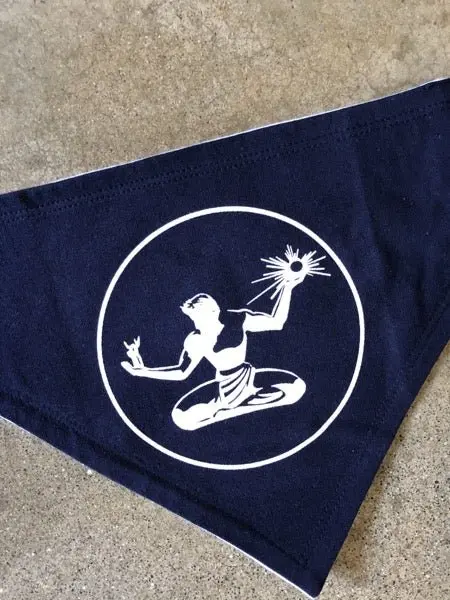 Spirit Of Detroit Bandana Bib / Navy + White / Baby 1