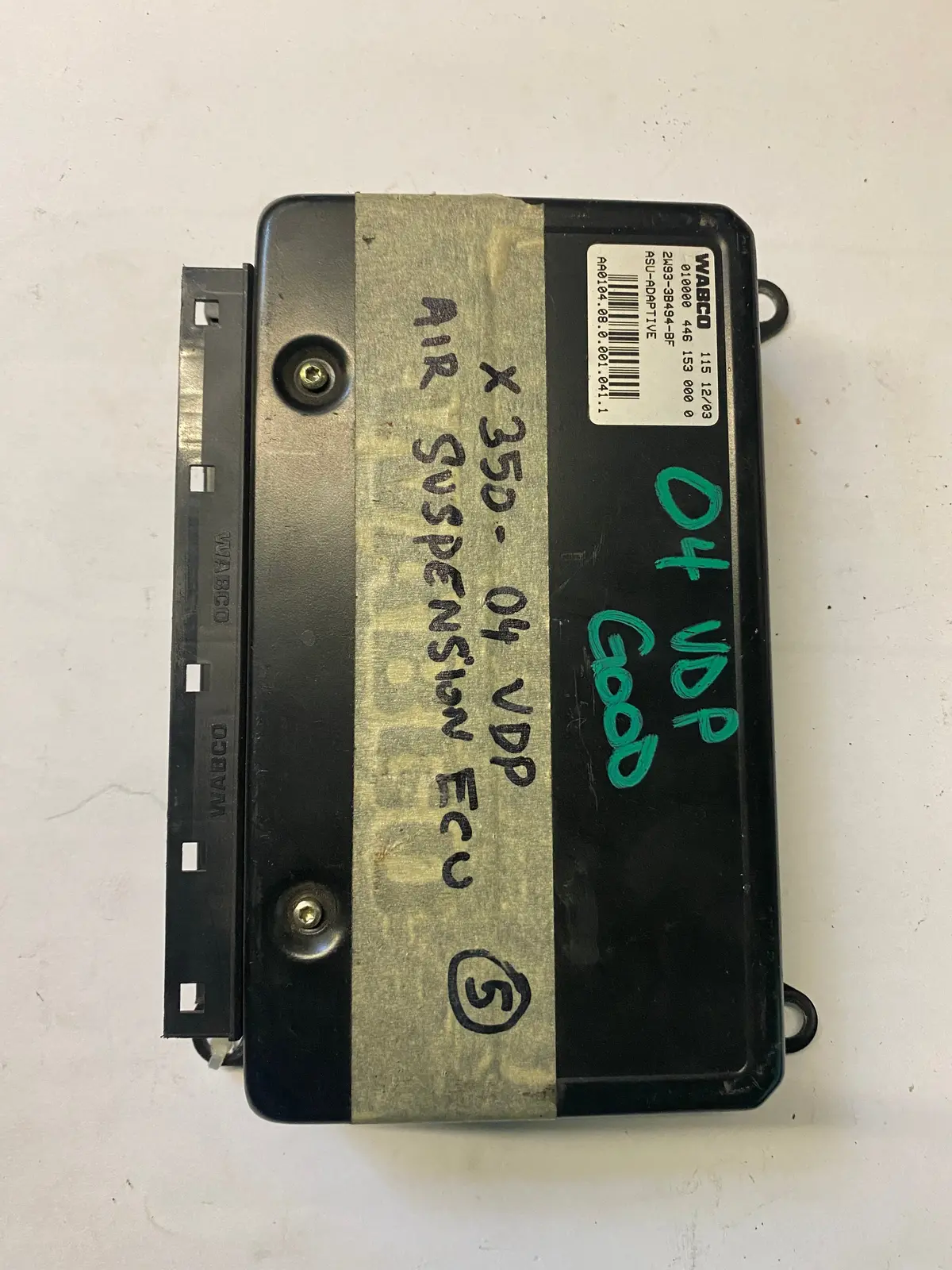 Used Jaguar Air Suspension Electronic Computer Module Part #2W93-3B494-Bf. Fits Jaguar Xj8 2004-2007 1