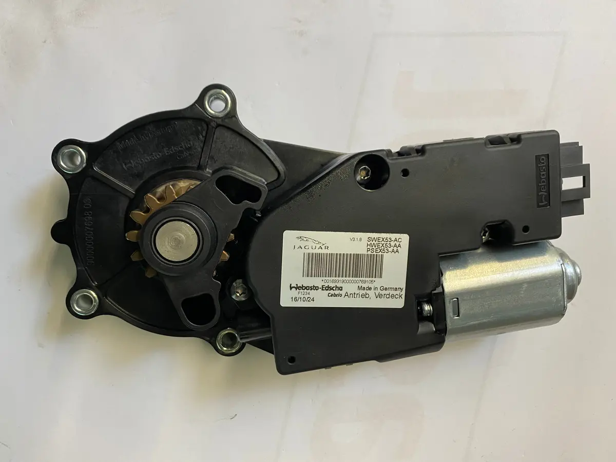 New Jaguar Convertible Top Motor Part #T2r10385. Fits Jaguar F Type 2014-2019 1