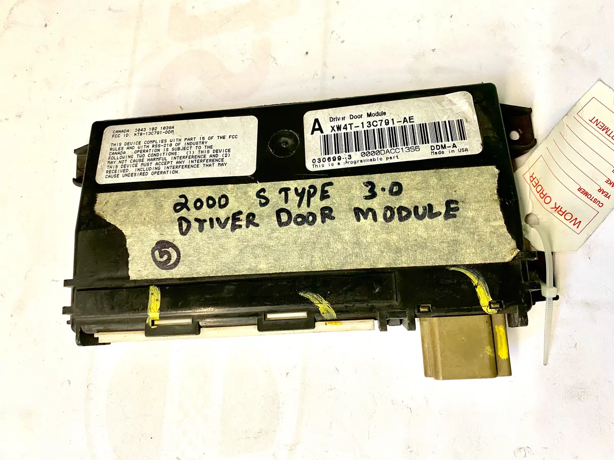 Used Jaguar Driver Door Module Part #Xw4t-13C791-Ae. Fits Jaguar S Type 2000-2004 1