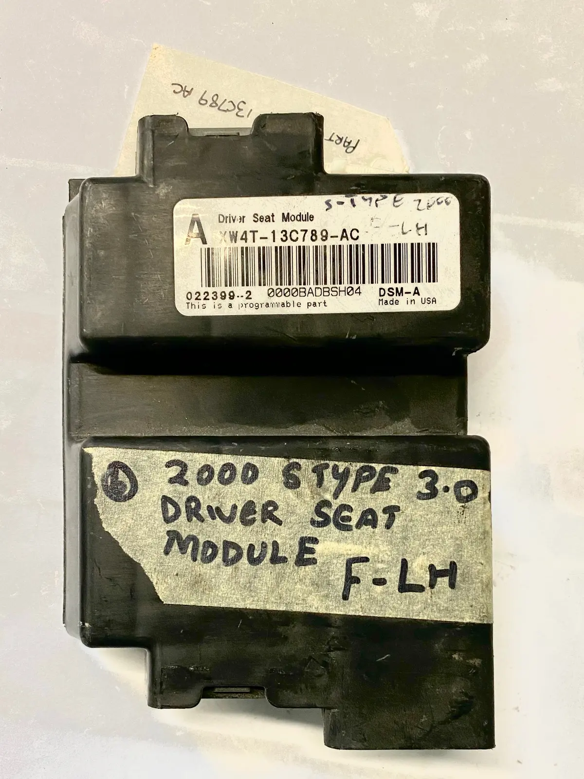 Used Jaguar Driver Seat Module Part #Xw4t-13C789-Ac. Fits Jaguar S Sype 2000-2002 1