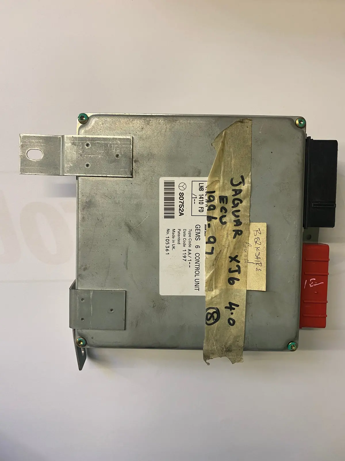 Used Jaguar Engine Computer Electronic Control Module Part #80752A 1