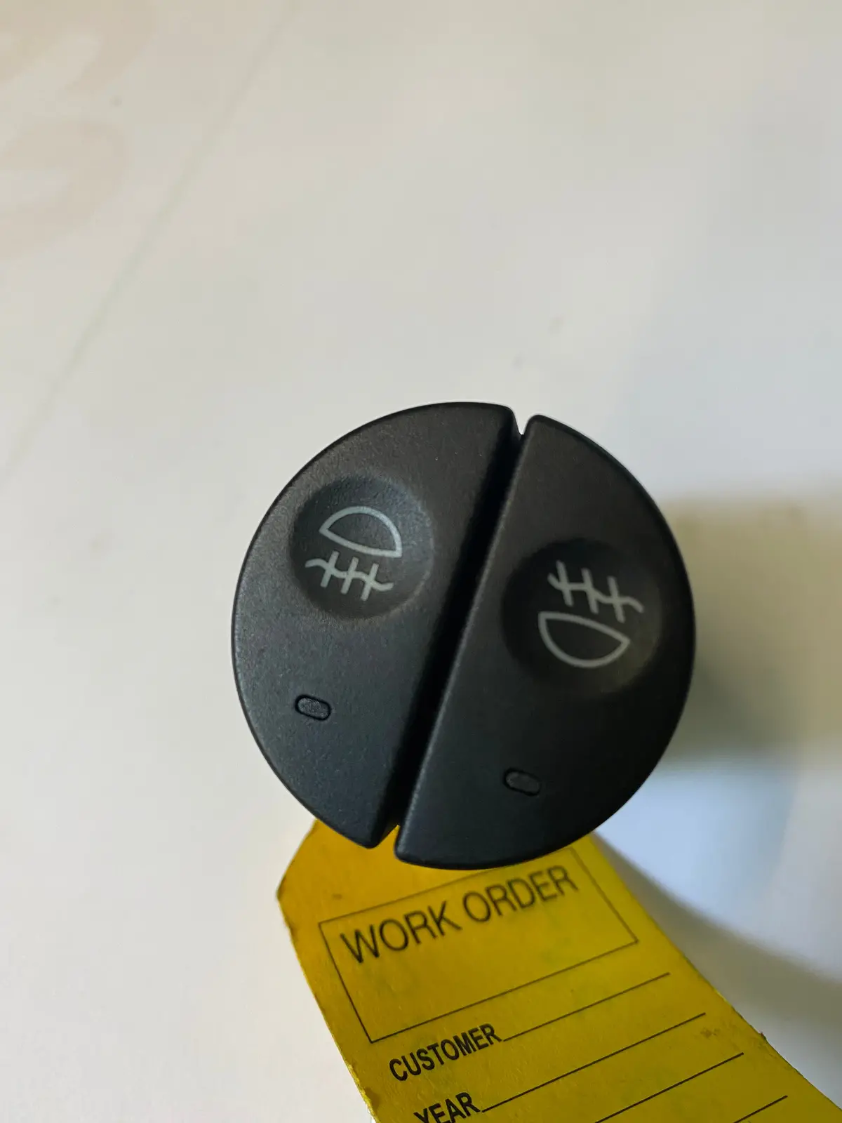 Used Jaguar Fog Light Switch For Jaguar  Part #Lnc-6016-Ac. Fits Jaguar Vanden Plas,X,Xjr 1998-2003 1