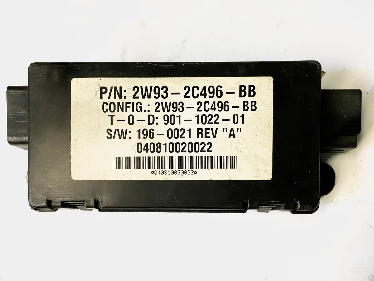 Used Jaguar Parking Brake Aid Control Module Part #2W93-2C496-Bb. Fits Jaguar Xj8 X 350 1