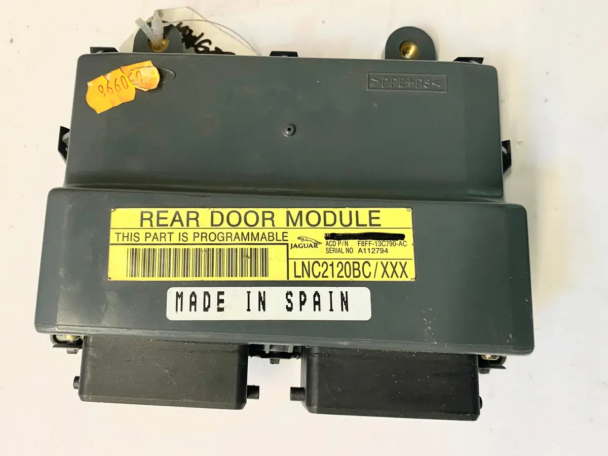 Used Jaguar Right Rear Door Control Module Part #Lnc2120bc. Fits Jaguar Xj8,Xjr,Xk8,Xkr 1999-2002 1