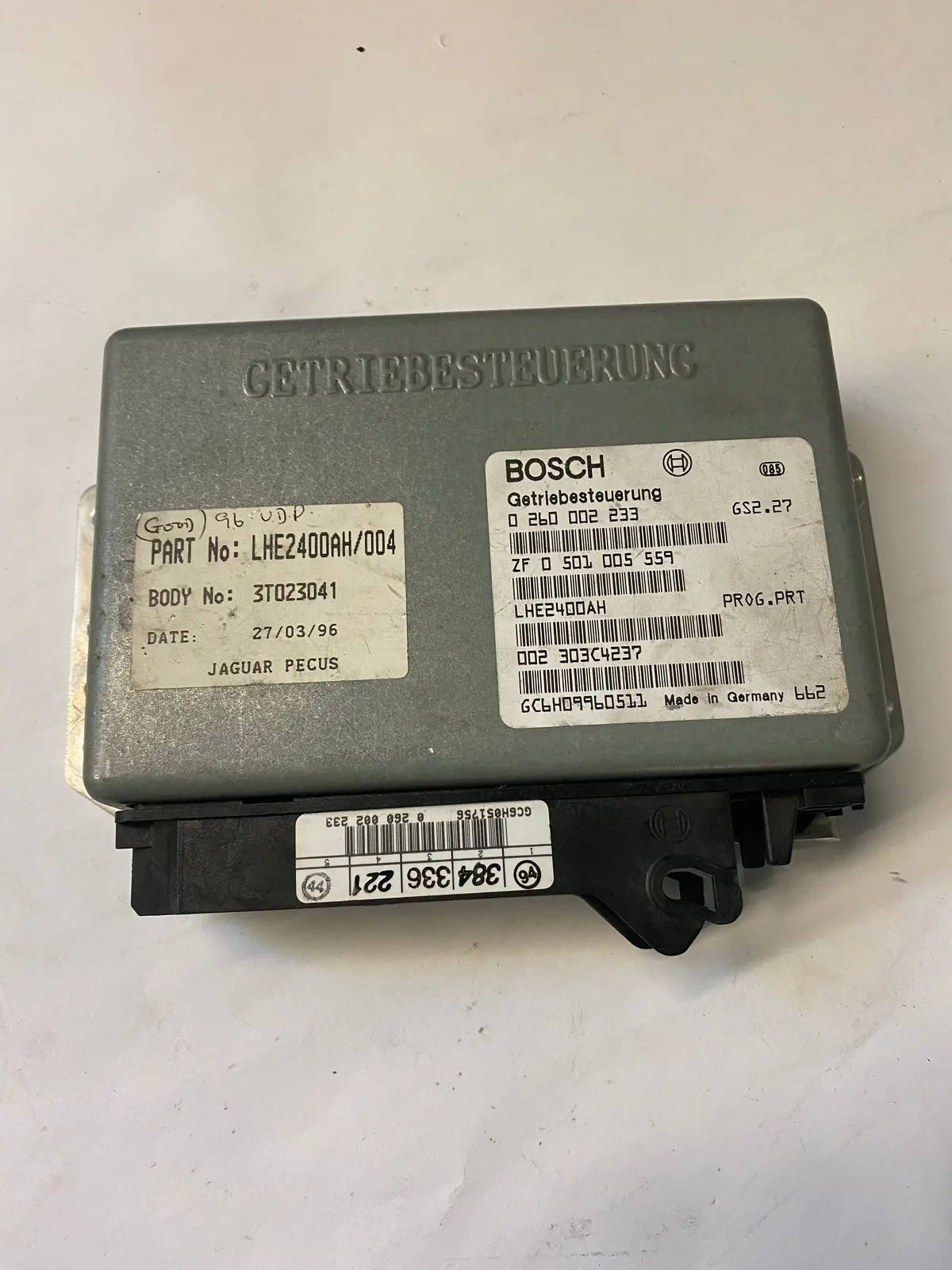 Used Jaguar Transmission Control Unit Part #Lhe2400ah/004. Fits Jaguar Xjs 1995-1996 1