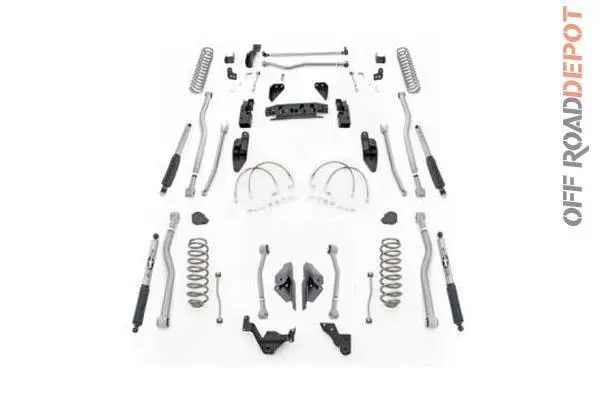 R/E Jk4444m - Suspension R.E. 4.5'' Extreme Duty Brazo Largo Jeep Jk C/Monotube Shox 1