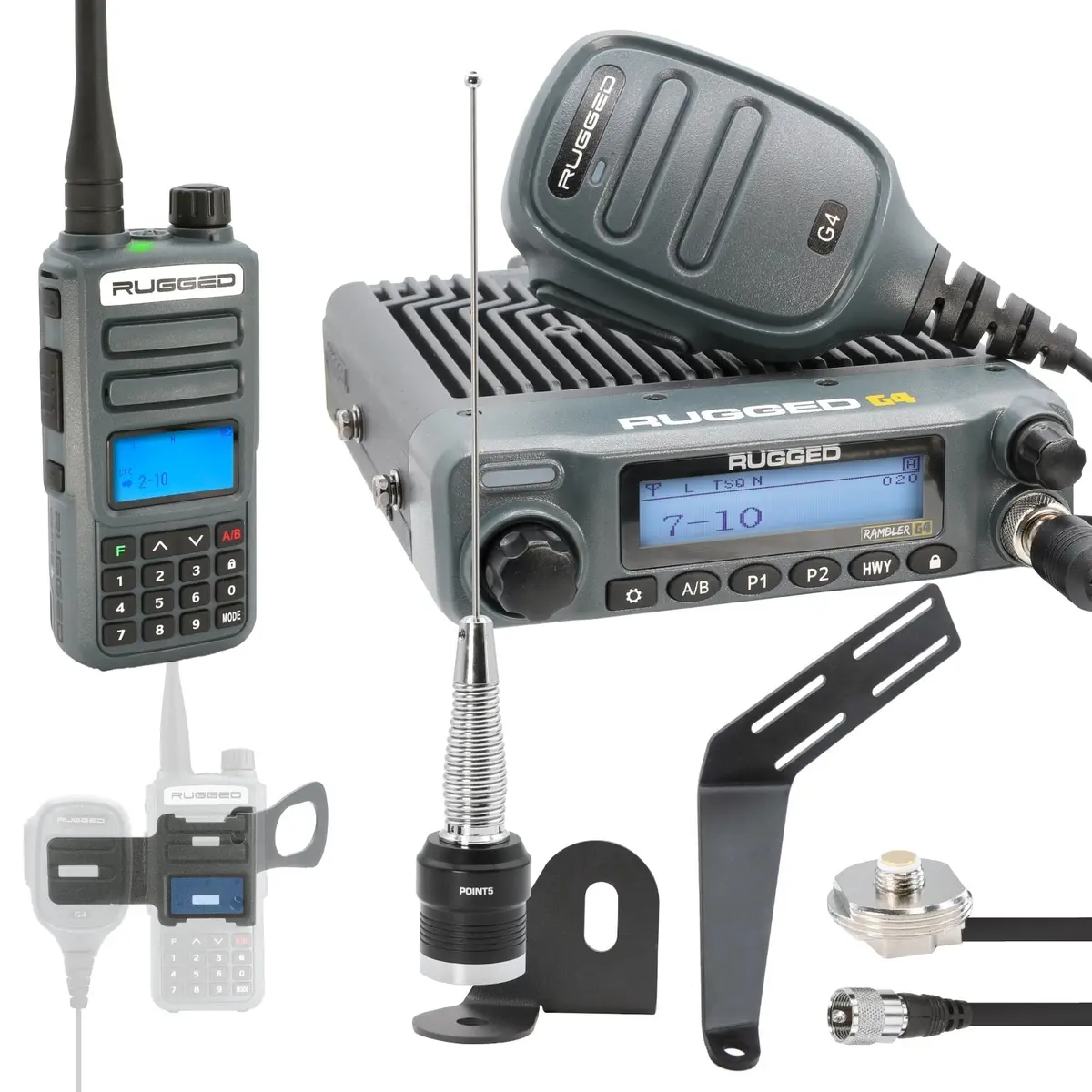 Ultimate Gmrs Mobile Radio Kit For Jeep Wrangler Jku 1