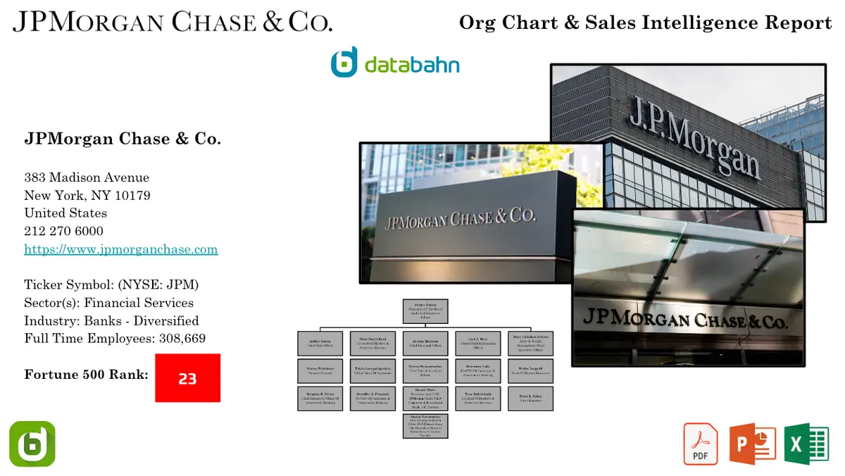 Jpmorgan Chase Org Chart And Sales Intelligence 1