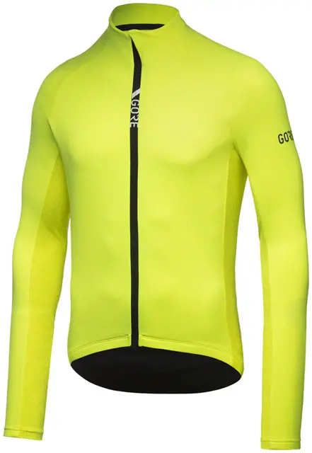 Gore C5 Thermo Jersey - Yellow/Utility Green 1