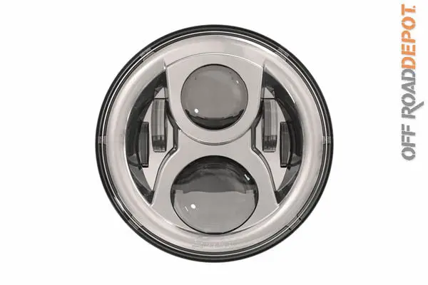 Faro Headlight Cromado 7" Evolution 1