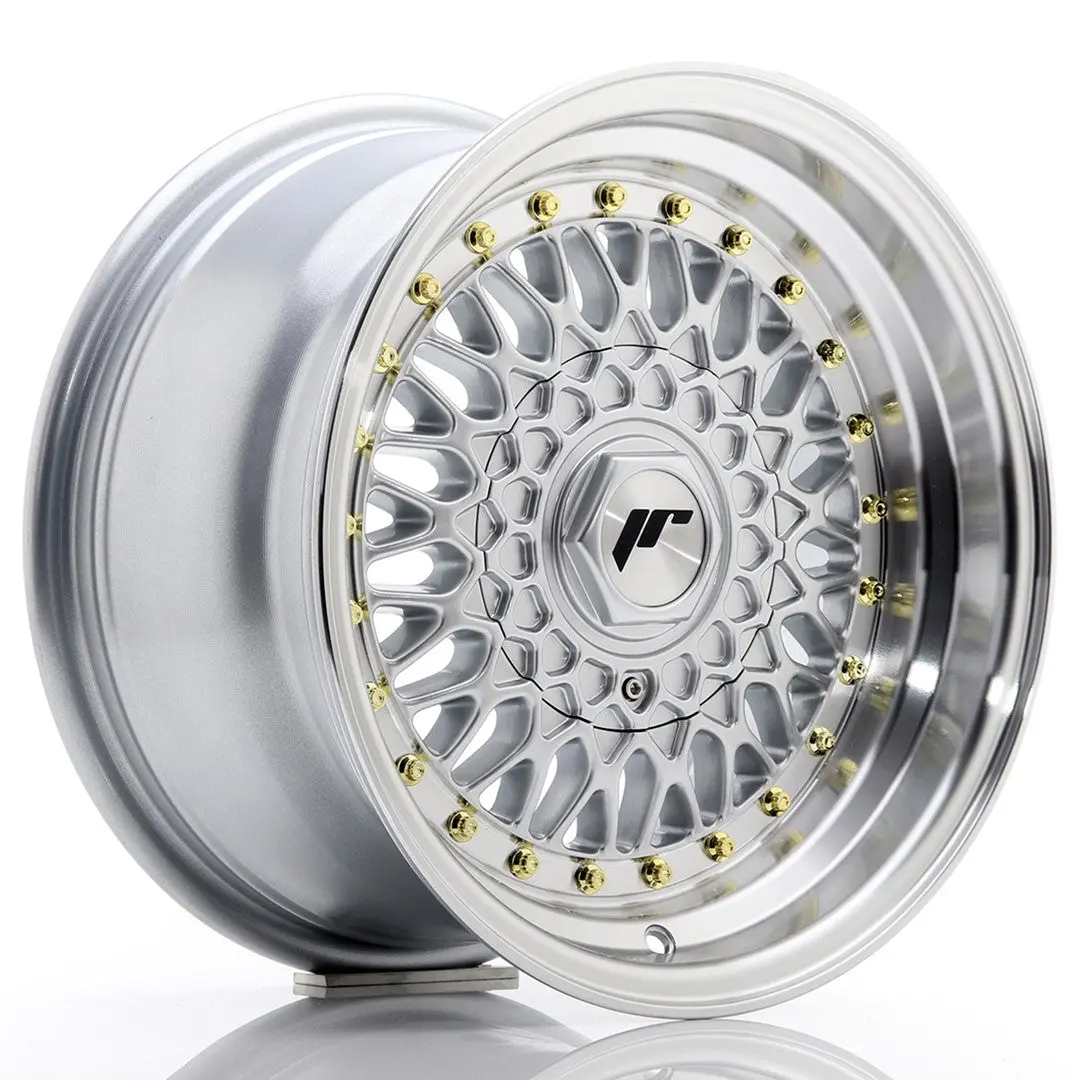 Japan Racing Jr9 15X8 Et15 4X100/114.3 Silver/Machined Lip 1