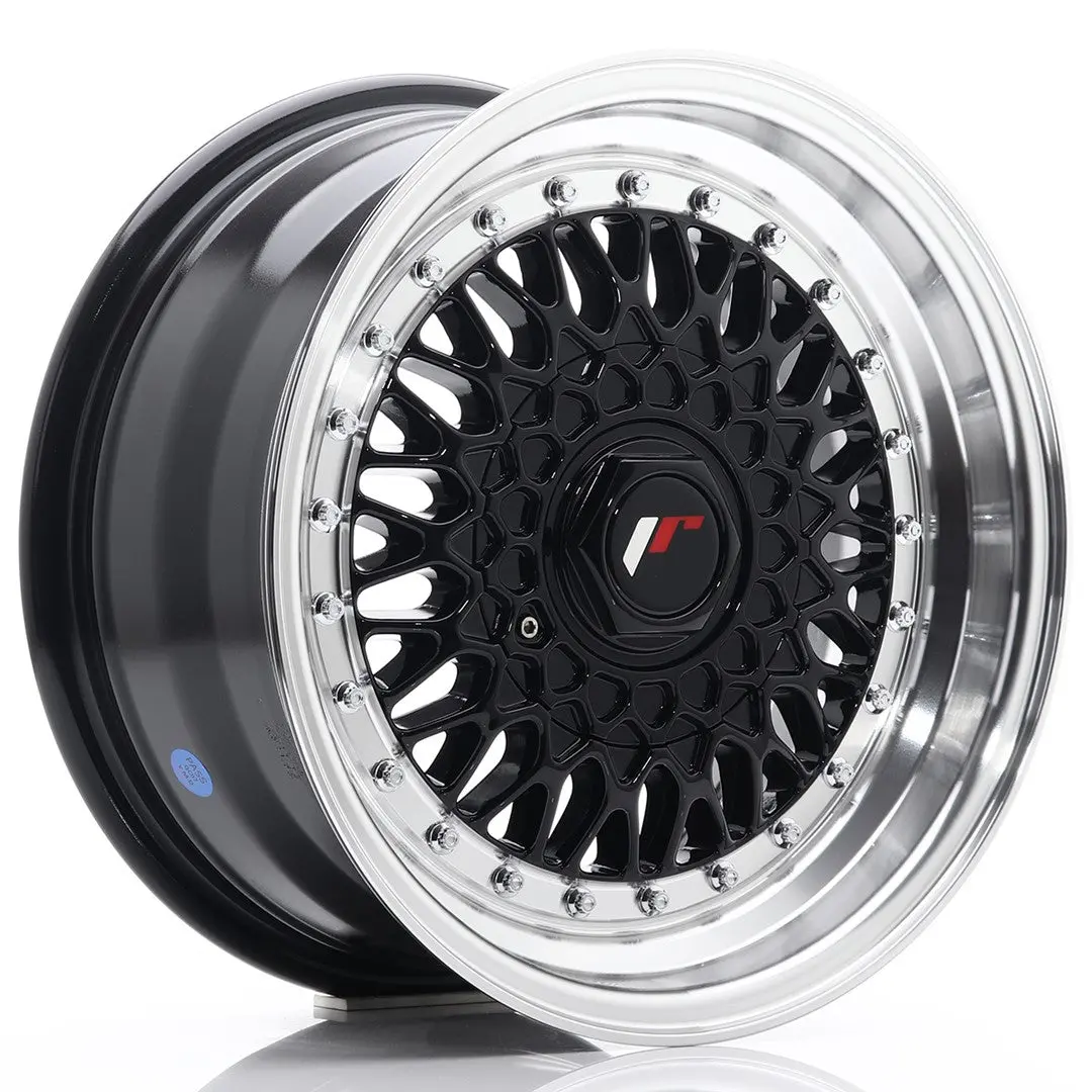 Japan Racing Jr9 15X7 Et20 4X100/108 Gloss Black/Machined Lip 1