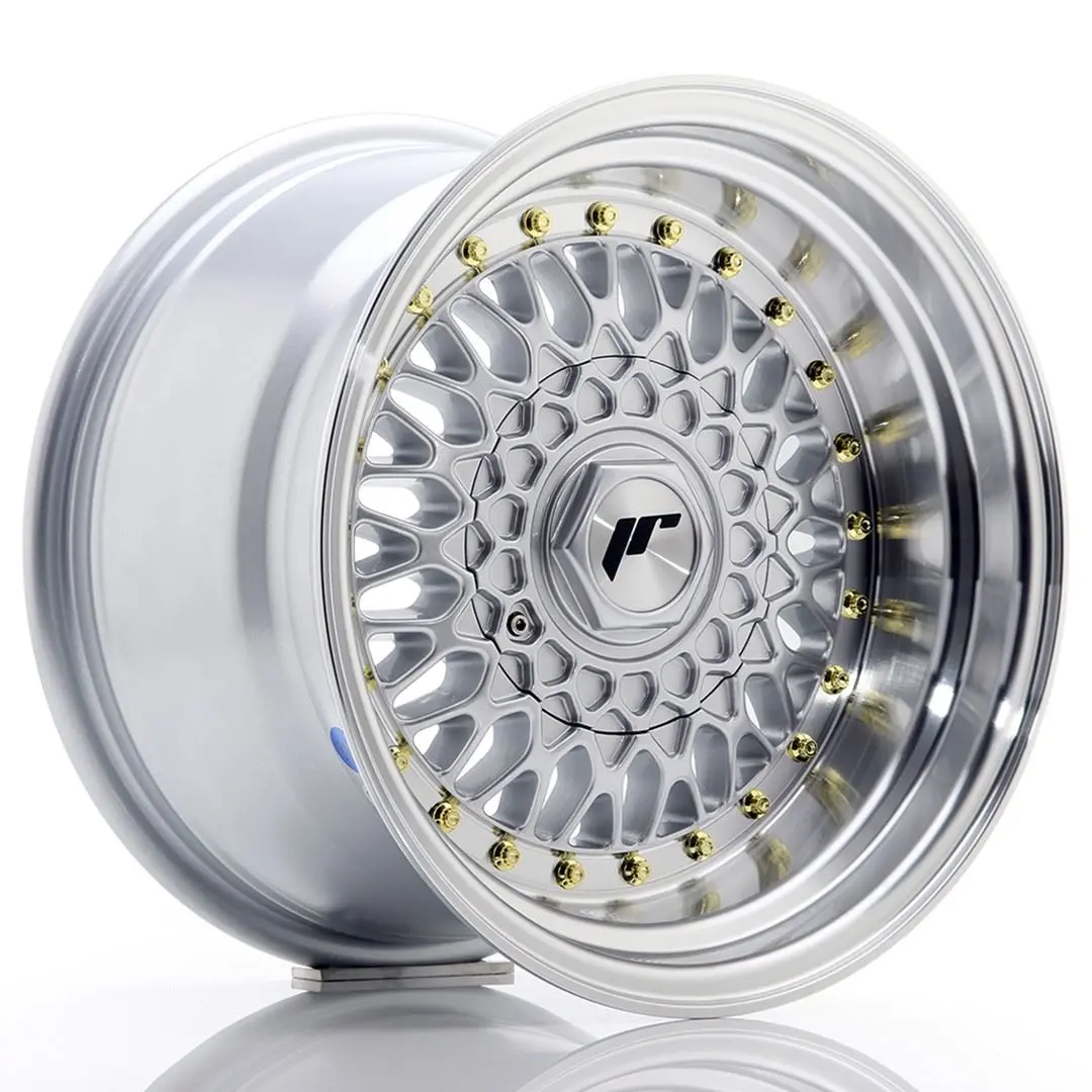 Japan Racing Jr9 15X9 Et10 Blank Silver/Machined Lip 1