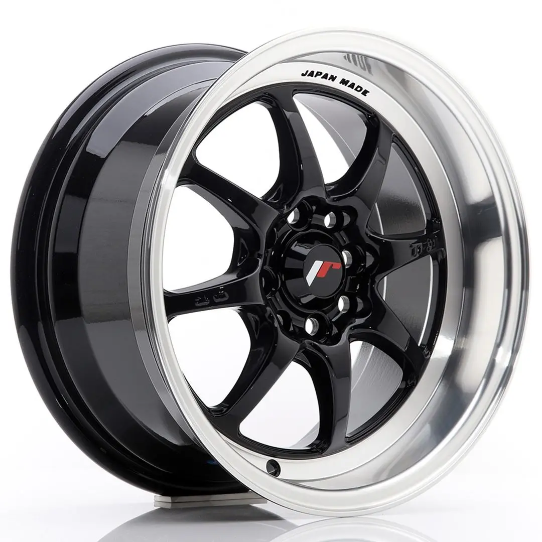 Japan Racing Tf2 15X7,5 Et30 4X100/4X114.3 Gloss Black 1