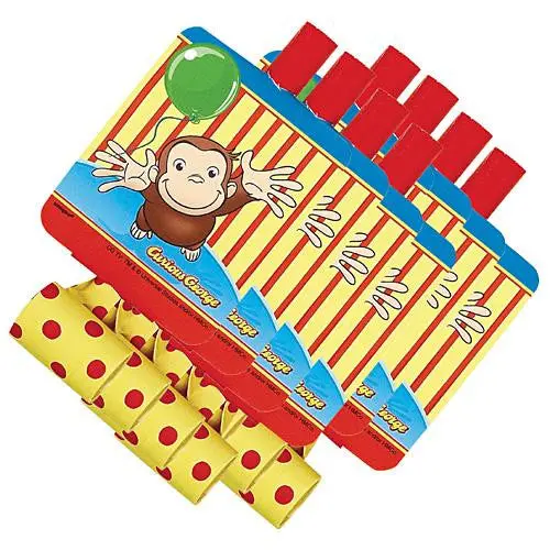 Curious George Blowouts (8 Per Pack) 1