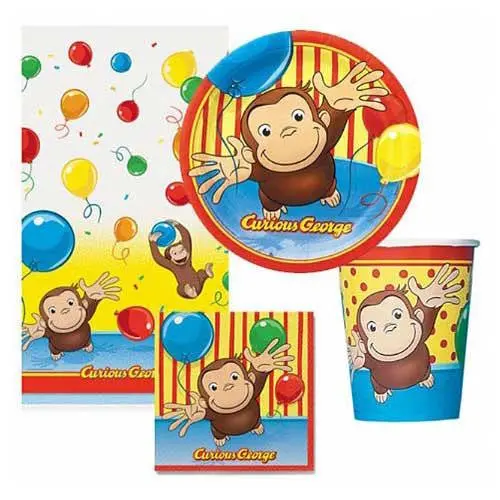 Curious George Party Pack For 8 1