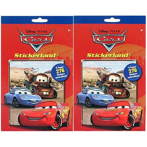 Disney Pixar Cars Stikerland Pad (2-Pack) 1