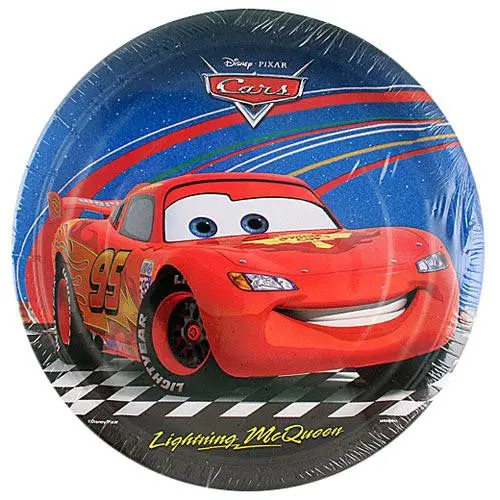 Disney Pixar Cars 2 Dinner Plates (8 Per Pack) 1