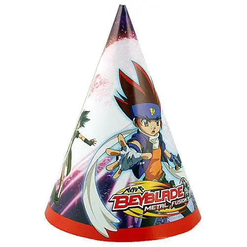 Beyblade Metal Fusion Party Hats (8 Per Pack) 1