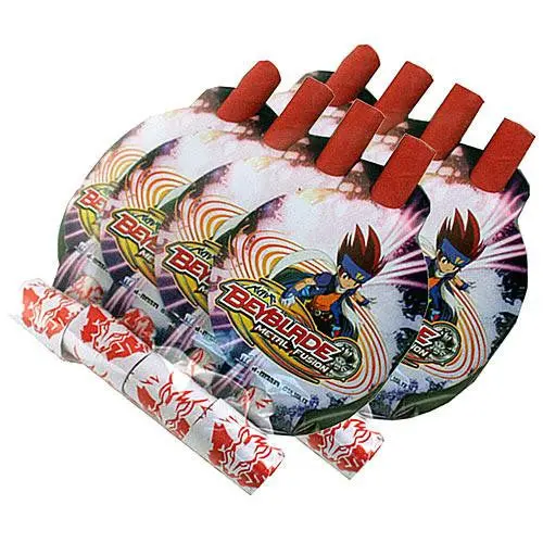 Beyblade Metal Fusion Party Blowouts (8 Per Pack) 1