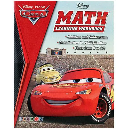 Disney Pixar Cars Math Learning Workbook 1