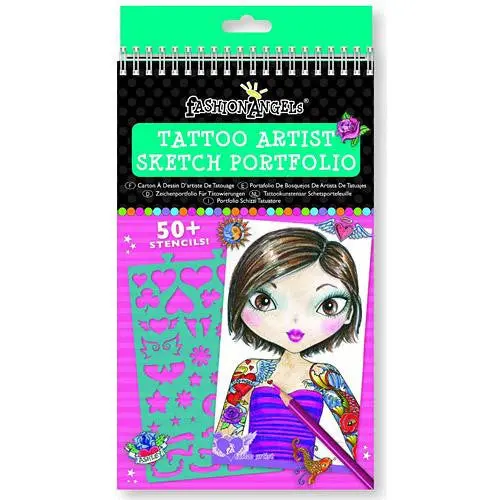 Fashion Angels Tattoo Artist Sketch Portfolio 1