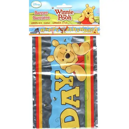 Winnie The Pooh Happy Birthday Banner 1