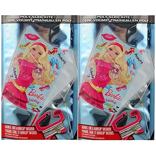 Barbie Poly Sled Kite (2 - Pack) 1