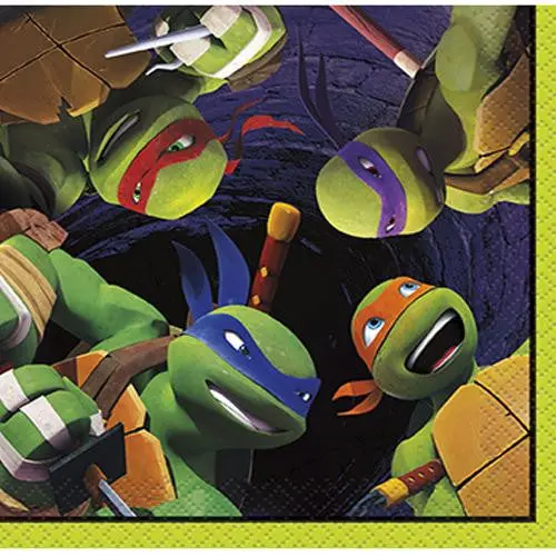 Tmnt Beverage Napkins (16 Per Pack) 1