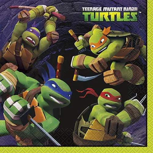 Tmnt Luncheon Napkins (16 Per Pack) 1