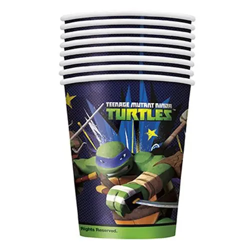 Tmnt 9 Oz Paper Cups (8 Per Pack) 1