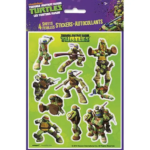 Tmnt Stickers Sheets (4 Sheets) 1