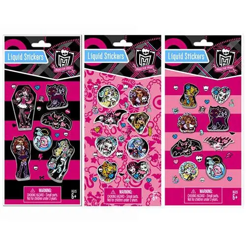 Monster High Liquid Stickers (3 Pack) 1