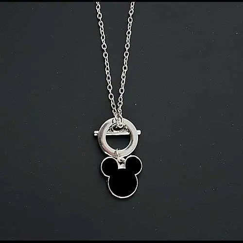 Mickey Mouse Chain And Pendant (Black Mickey Pendant) 1