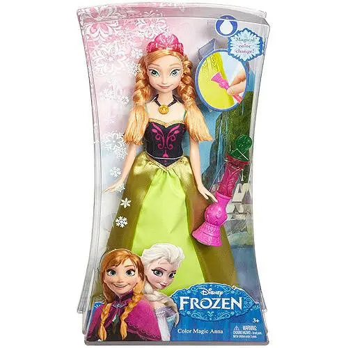 Disney Frozen Color Change Anna Fashion Doll 1