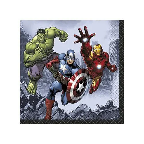 Marvel's Avengers Beverage Napkins (16 Per Pack) 1