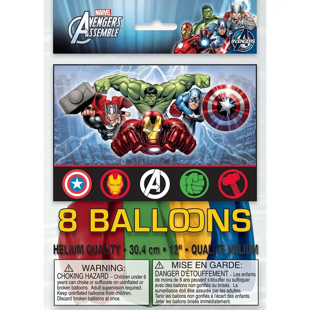 Marvel's Avengers Latex Balloons (8 Per Package) 1