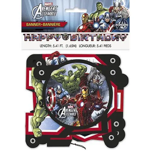 Marvel's Avengers Jointed Birthday Banner 1