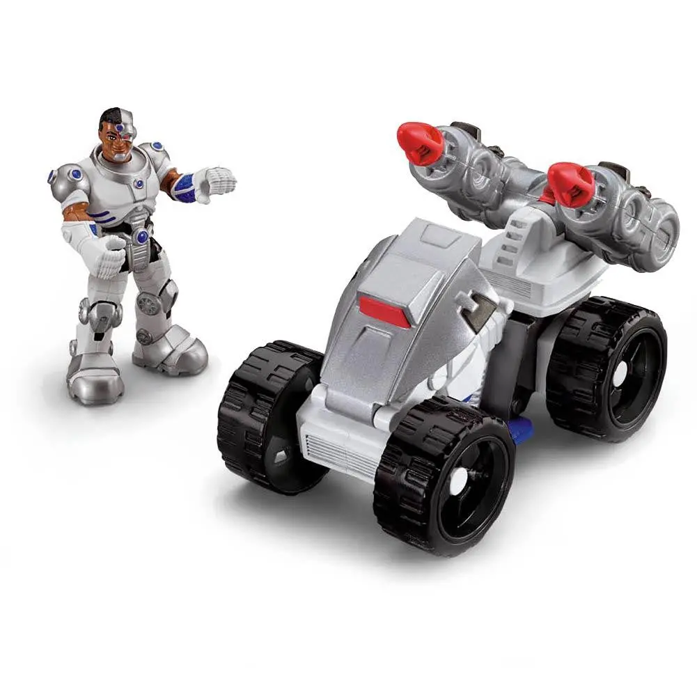 Fisher-Price Dc Super Friends Hero World Cyborg & Atv 1
