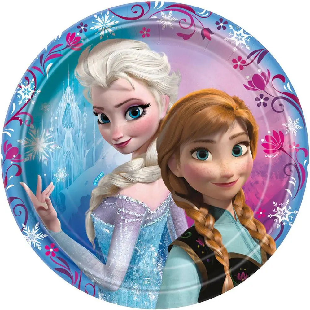 Disney Frozen 7 Inch Plates (8 Per Pack) 1