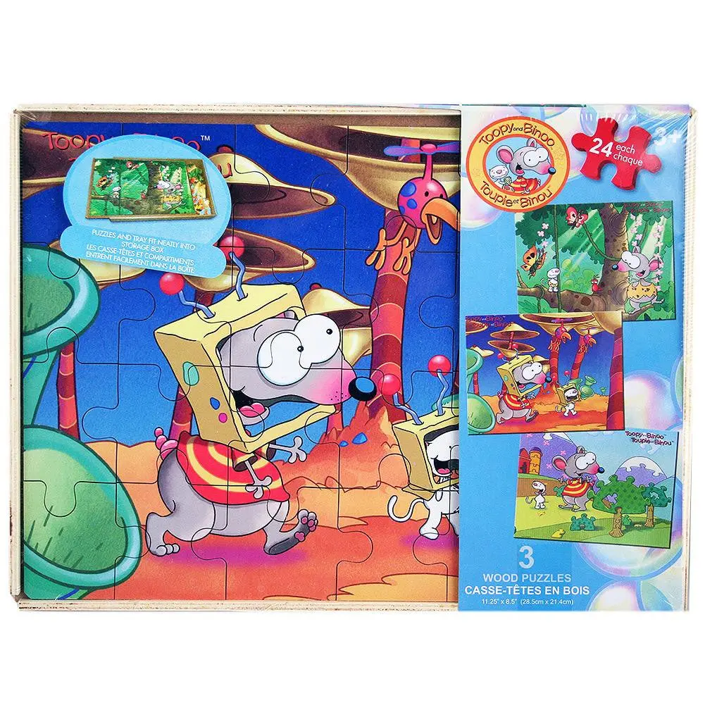 Toopy And Binoo Wood Puzzle Box Set 1