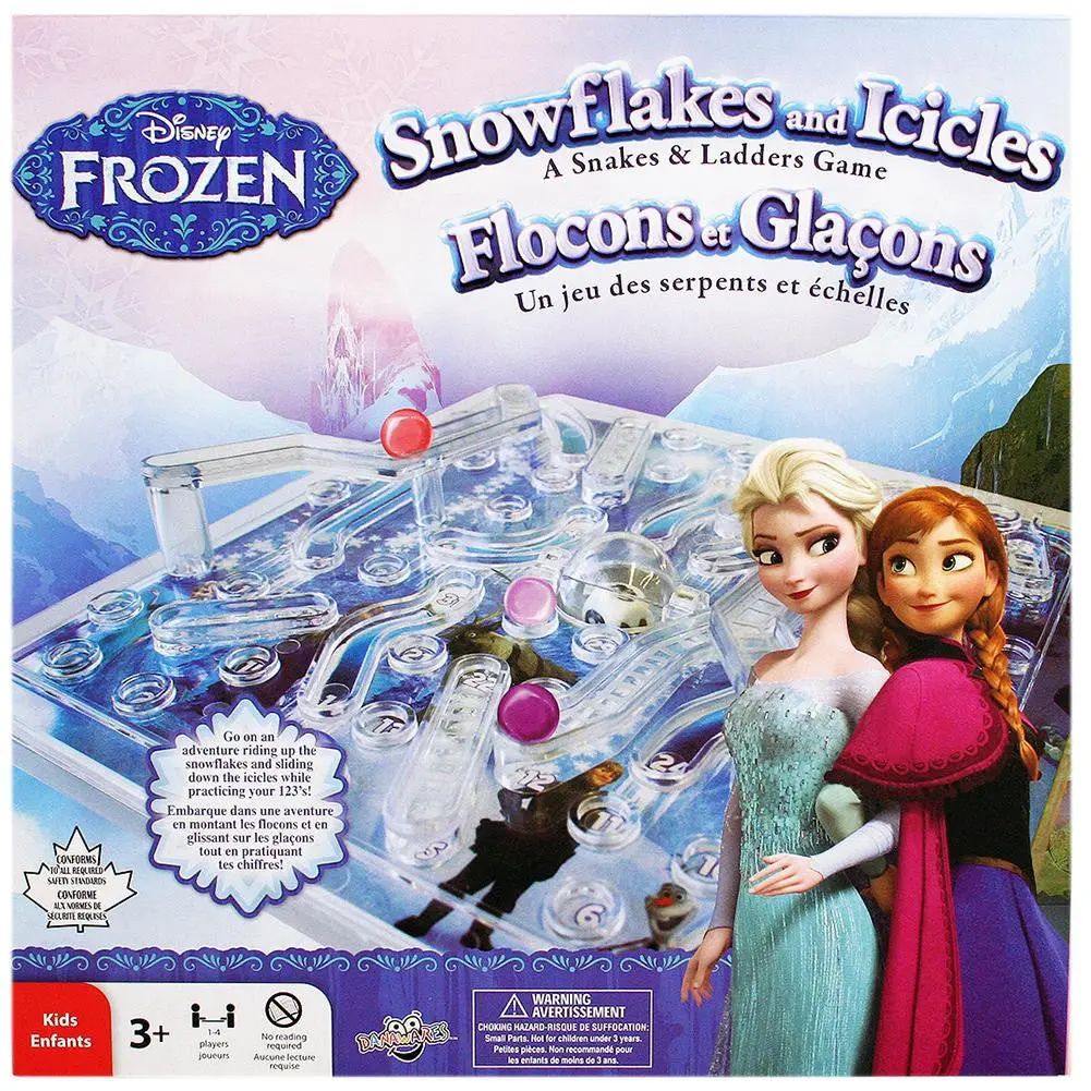 Disney Frozen Snowflakes And Icicles (A Snakes And Ladders Game) 1