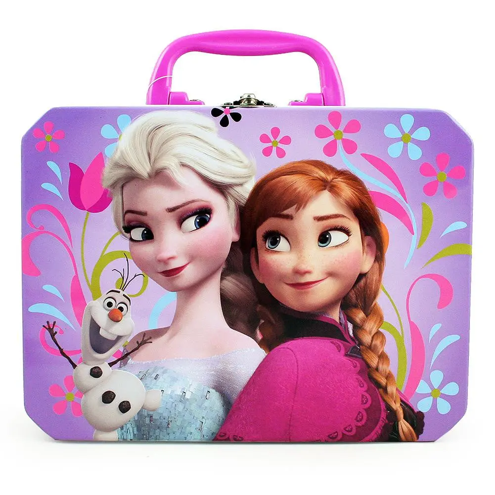 Disney Frozen Tin Lunch Box (Anna  Elsa And Olaf) 1