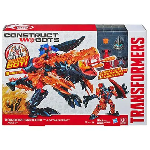 Transformers Dinofire Grimlock And Optimus Prime 1
