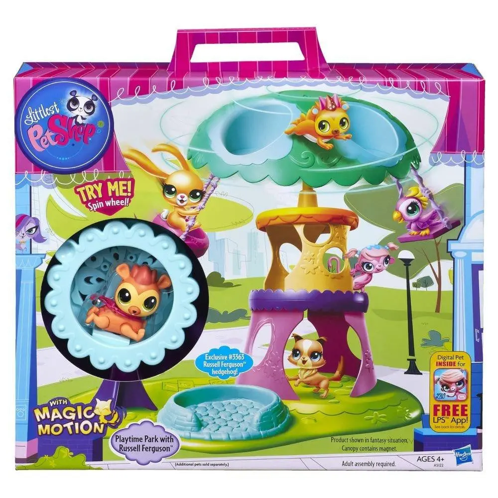 Littlest Pet Shop Playtime Park With Russell Ferguson Playset 1